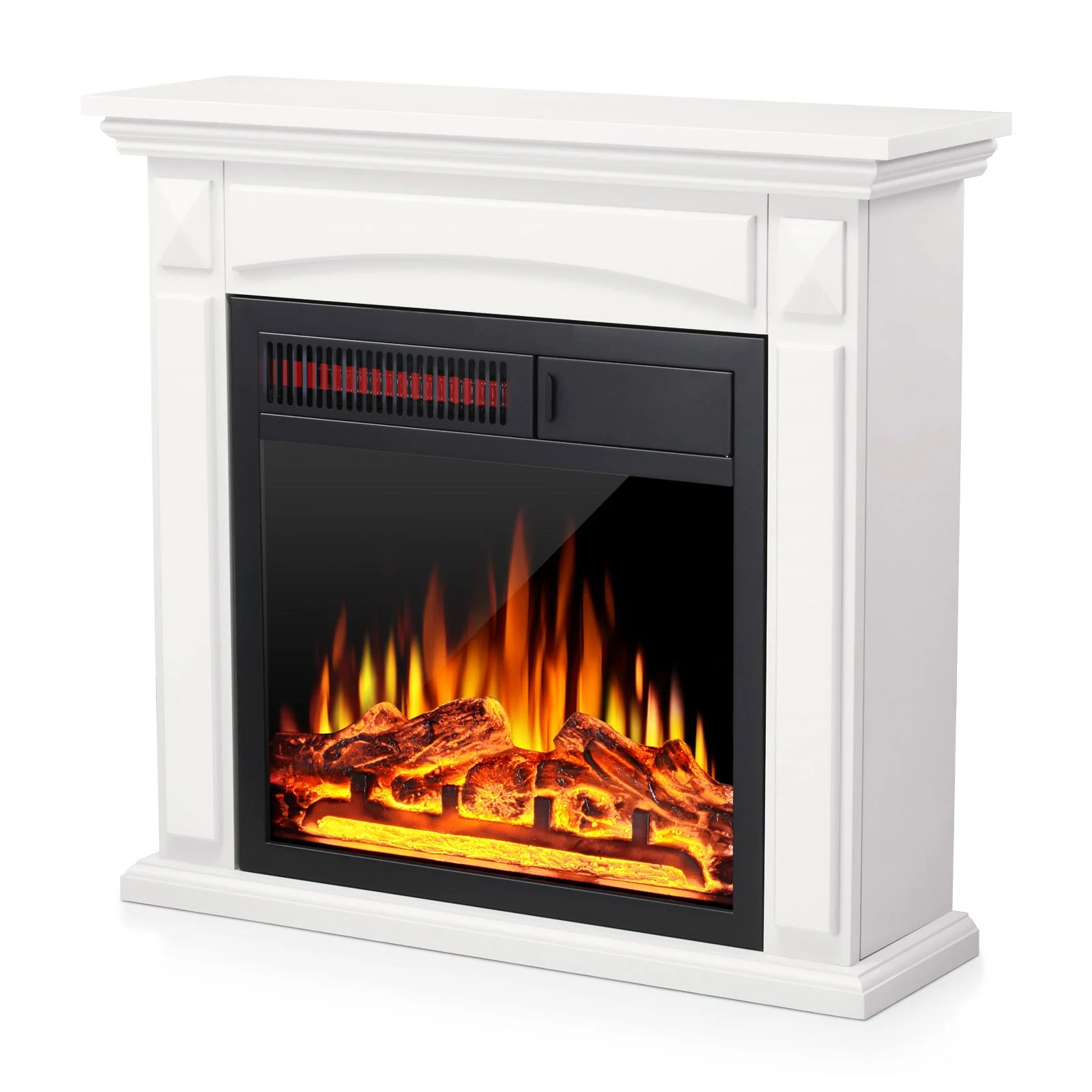 25'' Electric Fireplace with Mantel M1806