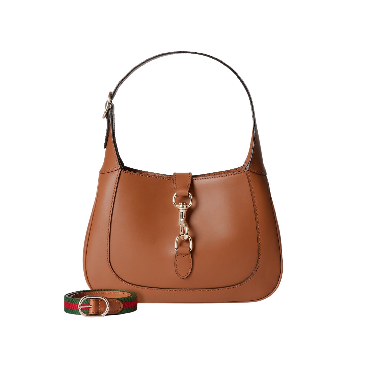 Gucci Jackie 1961 Small Hobo Bag In Brown Leather 27.5cm