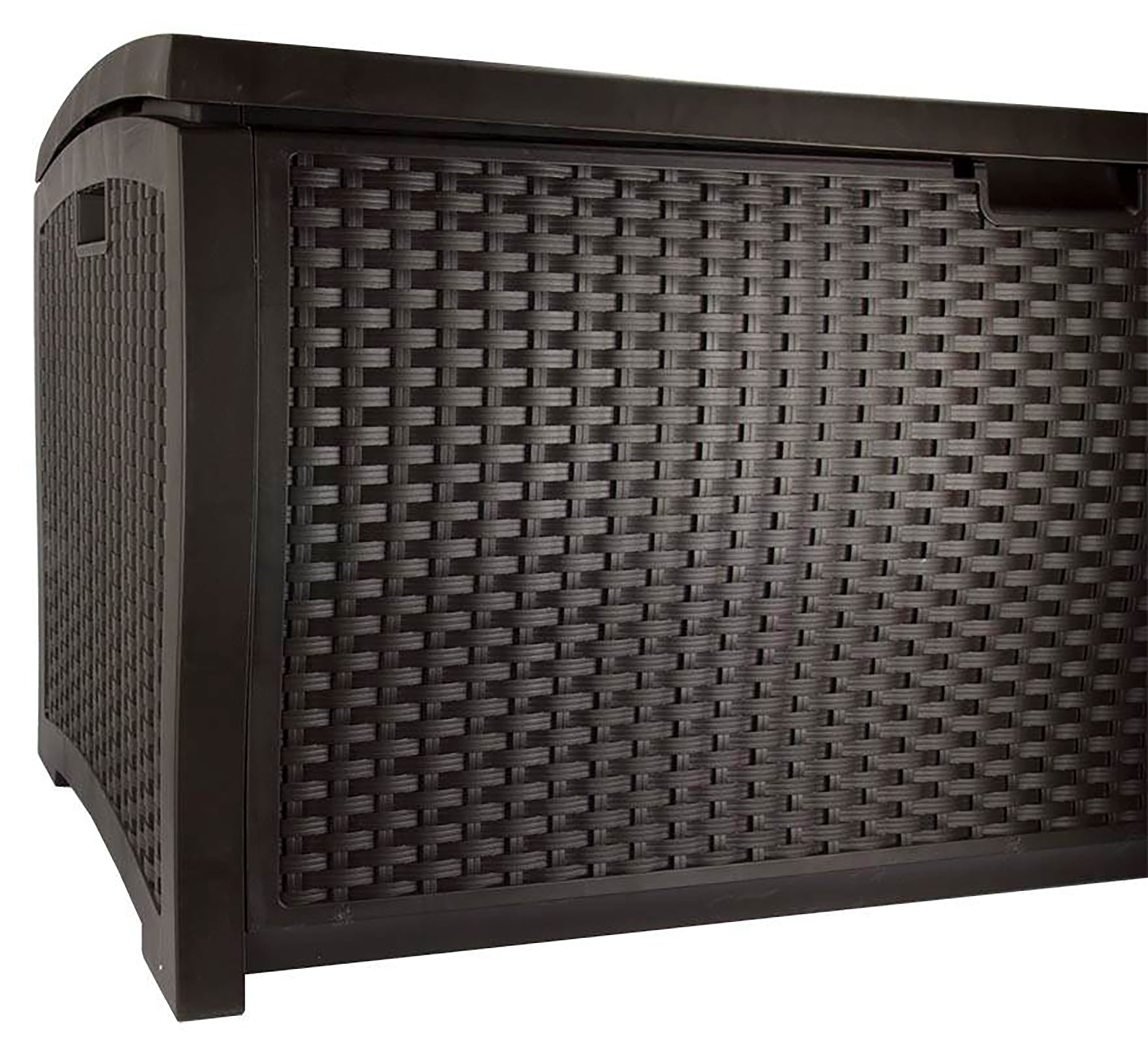 Suncast Resin 99-Gallon Deck Box – Mocha Brown – DBW9200