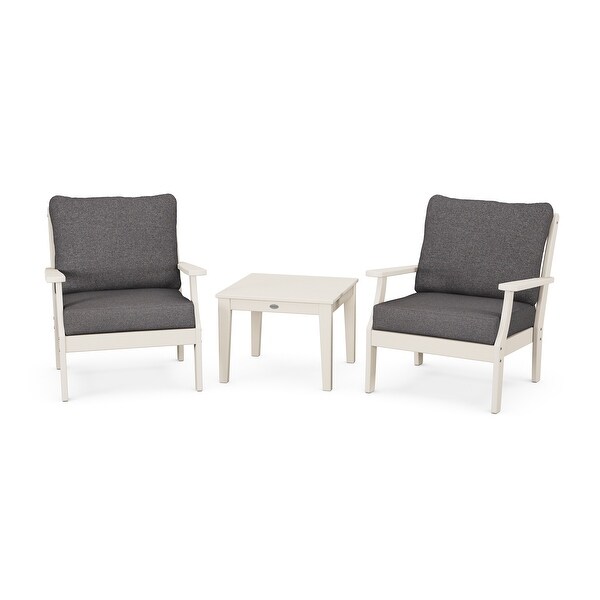 POLYWOOD Braxton 3Piece Deep Seating Set