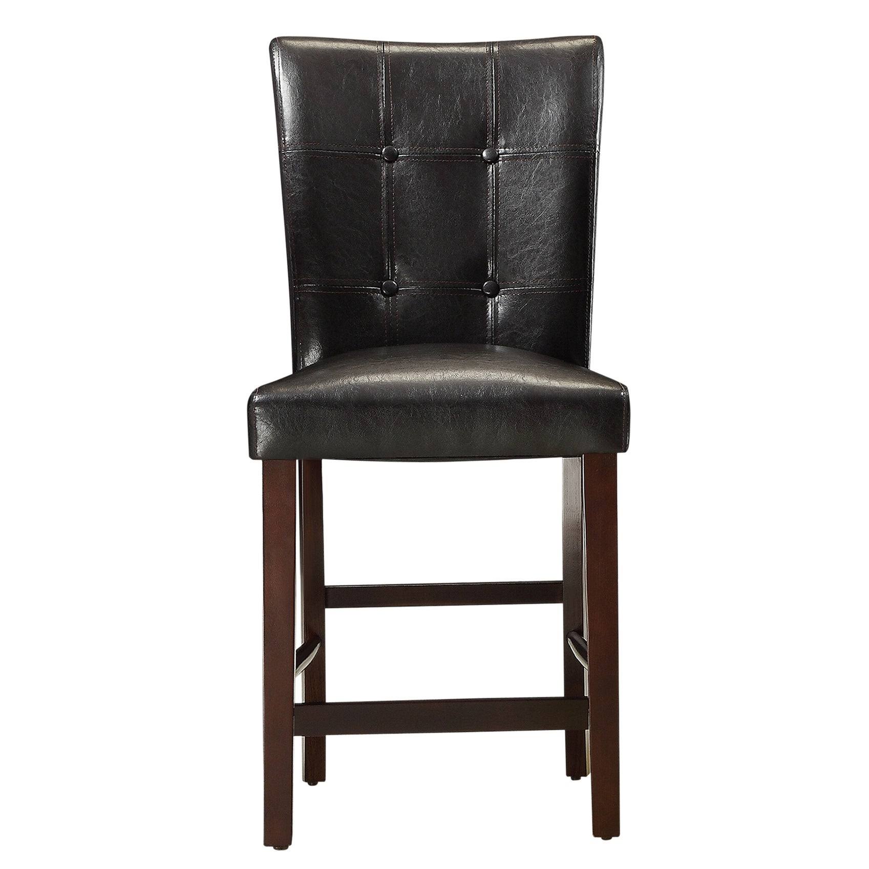 Homelegance Decatur Counter Height Chair in Espresso - Set of 2