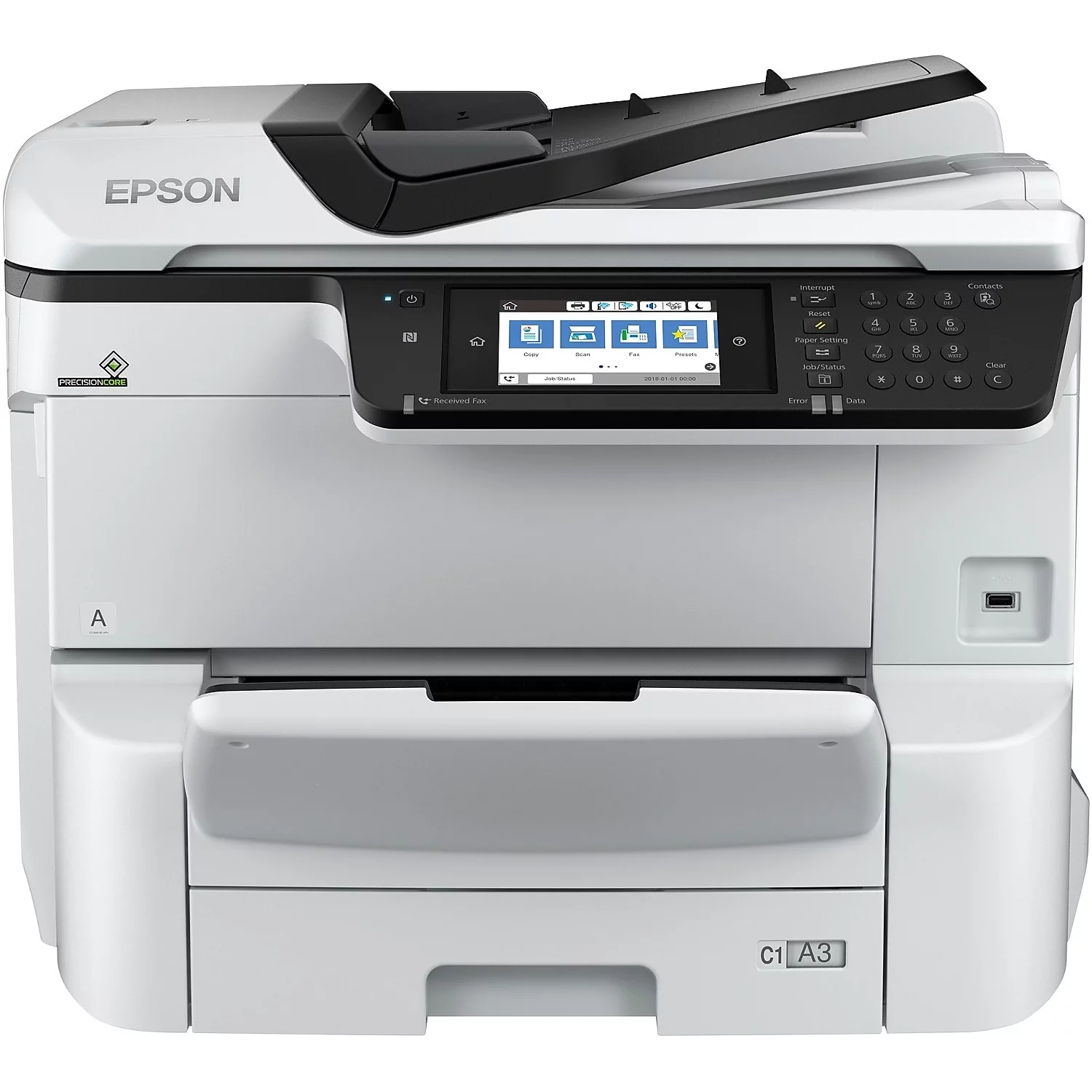 Epson WorkForce Pro WF-C8690 USB Wireless Network Ready Color Inkjet C11CG68201