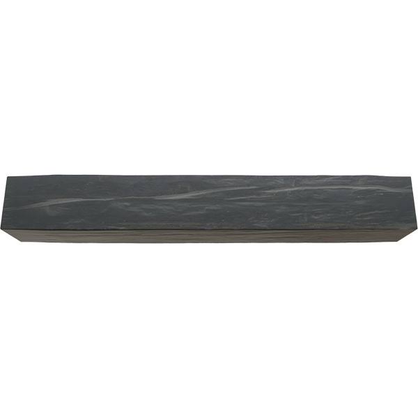 Ekena Millwork MANURW06X08X48ES 6x22H x 8x22D x 48x22W Riverwood Faux Wood Fireplace Mantel, Aged Ash