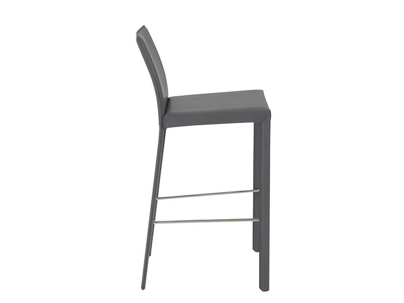 Euro Style 30 in. Hasina Bar Stool - NSS, Gray