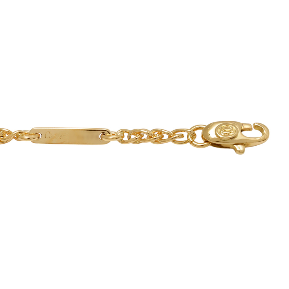 Cartier Spike Chain Necklace 18K Yellow Gold