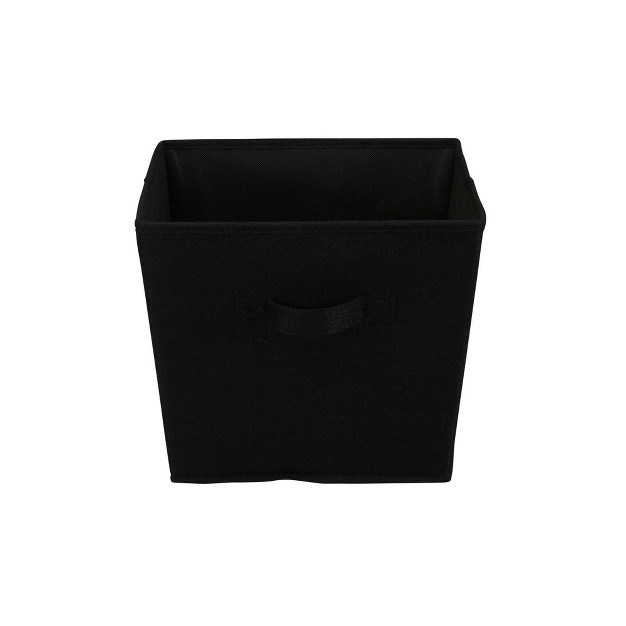 Household Essentials 2pk Medium Tapered Bins Black