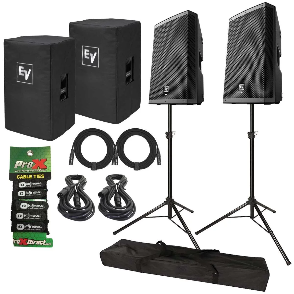 (2) Electro-Voice ZLX-12BT 12