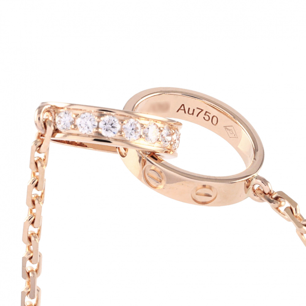Cartier Love Necklace 18K Rose Gold Diamond B7013900