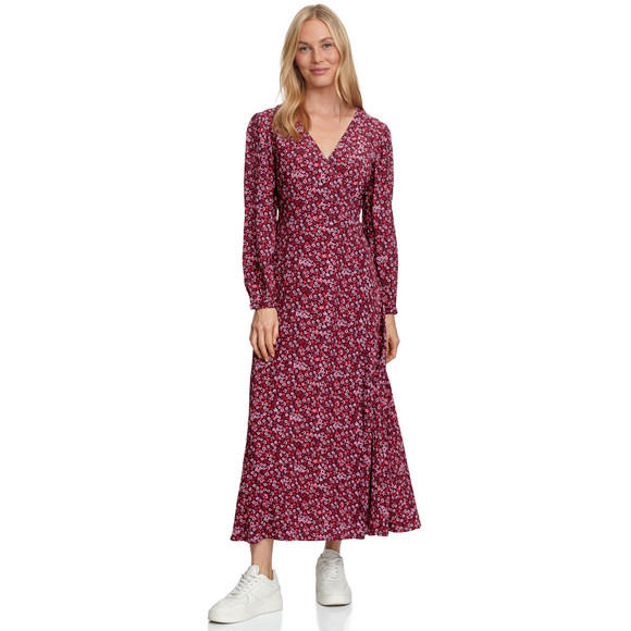 Jonas Nielsen Damen Maxi-Kleid mit floralem Allover-Print