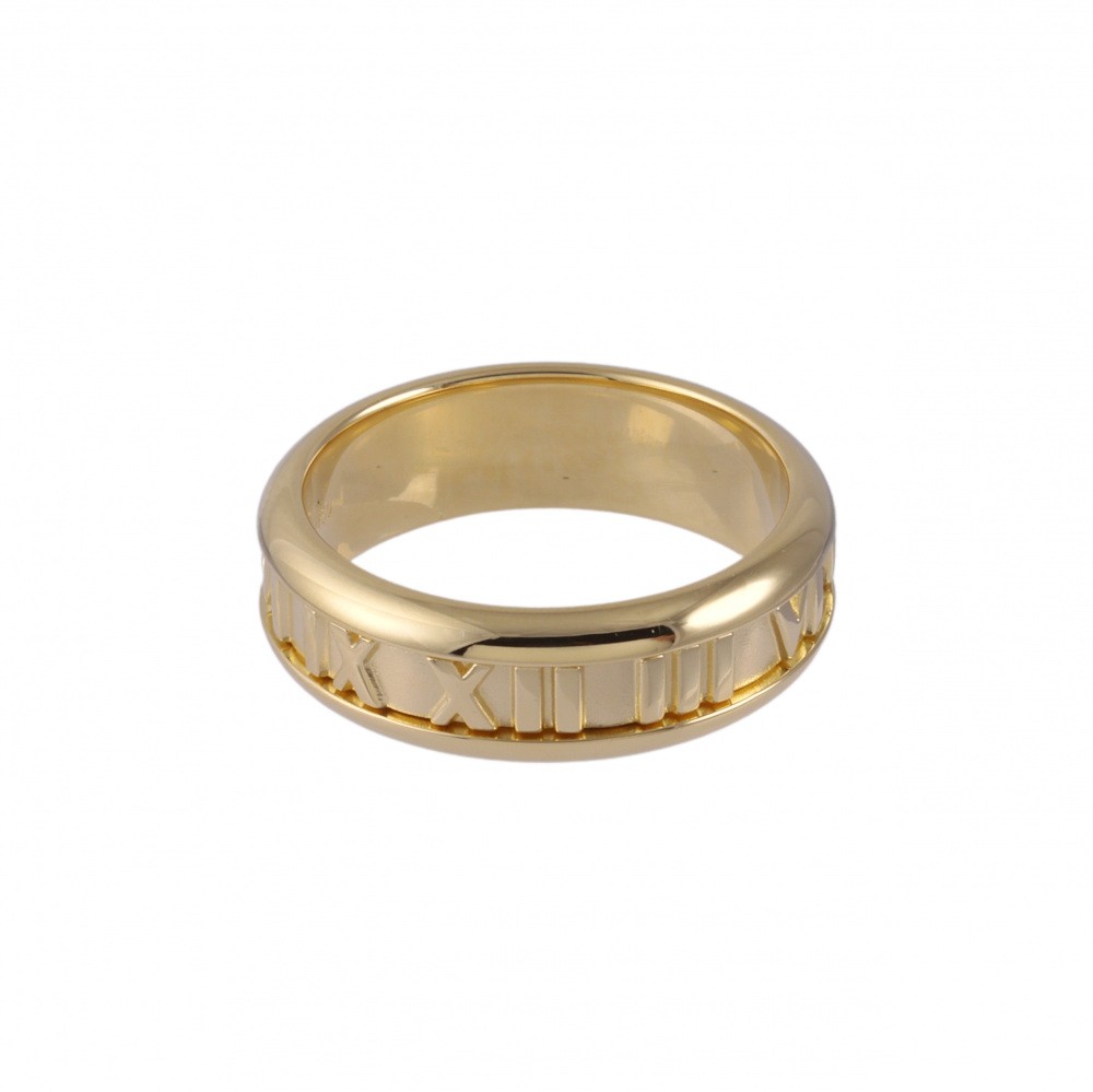 Tiffany & Co. Atlas Ring 18K Yellow Gold