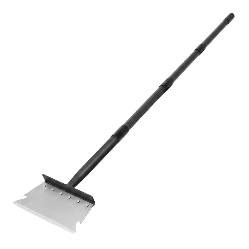 Versatile Shovel-Scraper Combo – Multi-Use Garden Tool with Telescoping Steel Handle
