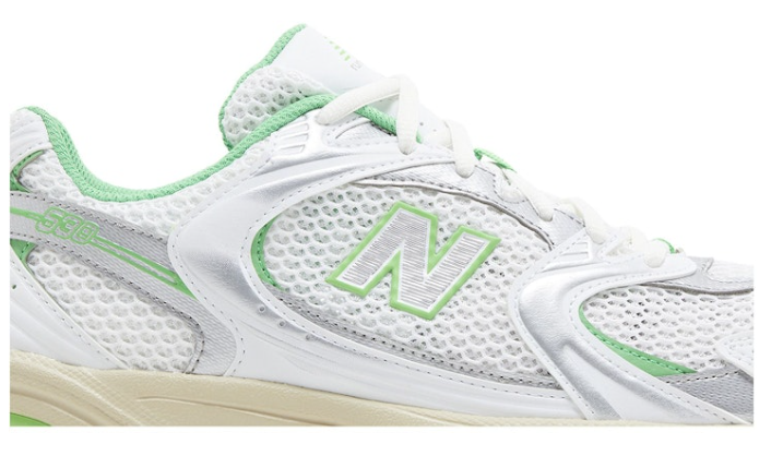New Balance 530 White Palm Leaf MR530EC Casual Running Shoes