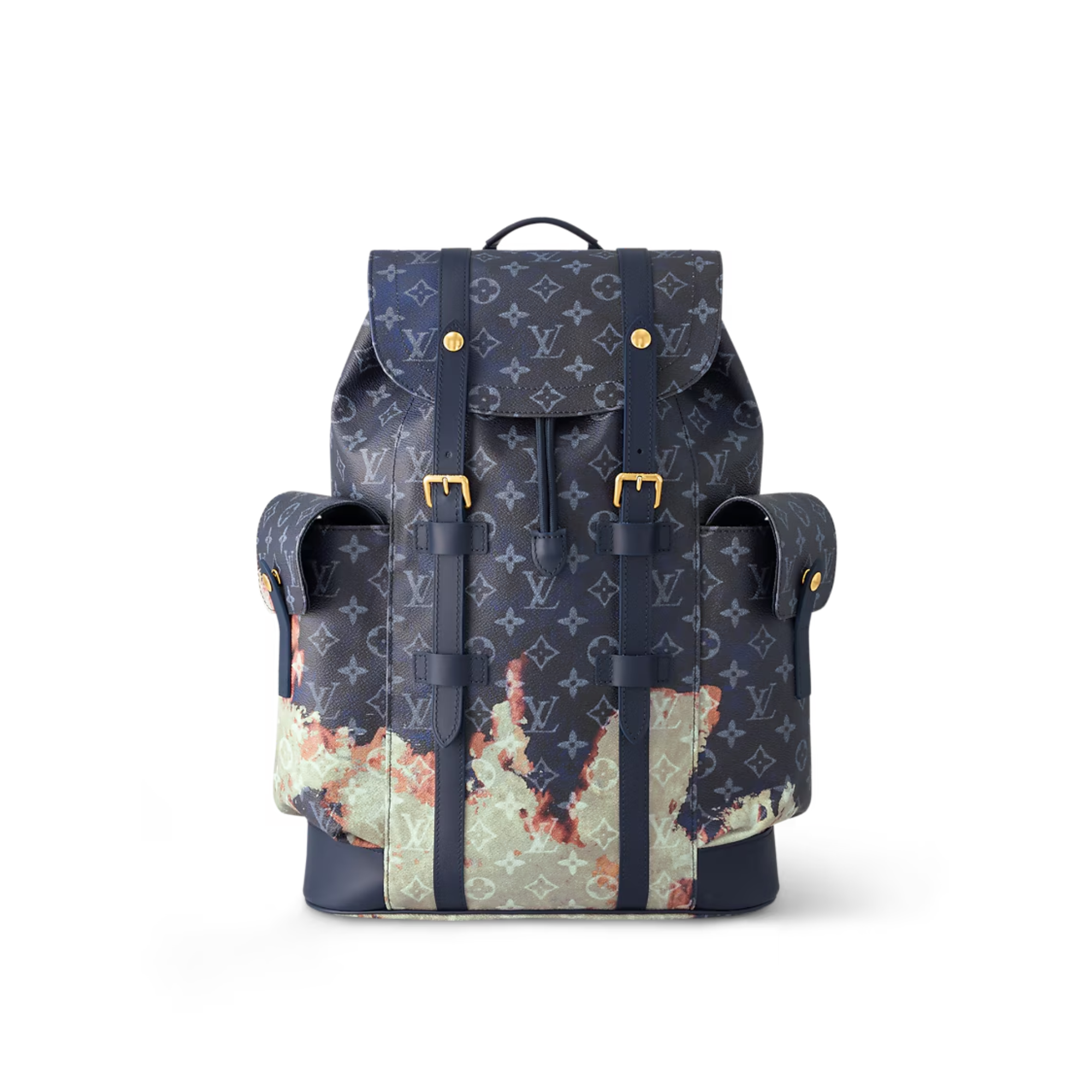 Louis Vuitton Christopher Pm Backpack Blue 48Cm For Men