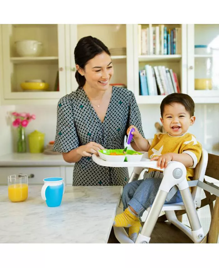 Munchkin Raise Toddler 3 Piece Fork Set, Ergonomic design, Purple