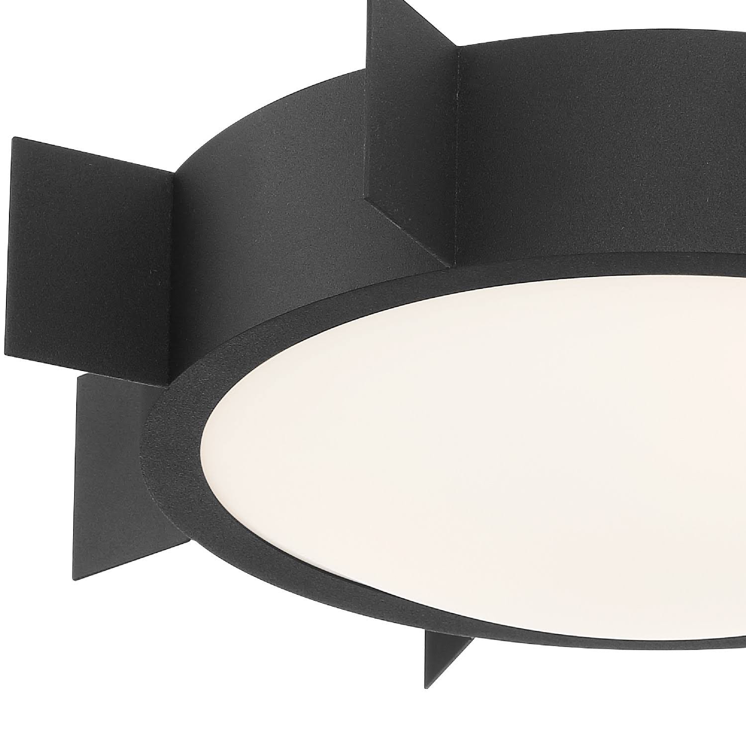 Crystorama SOL-A3103-BF Solas 3 Light Black Forged Ceiling Mount