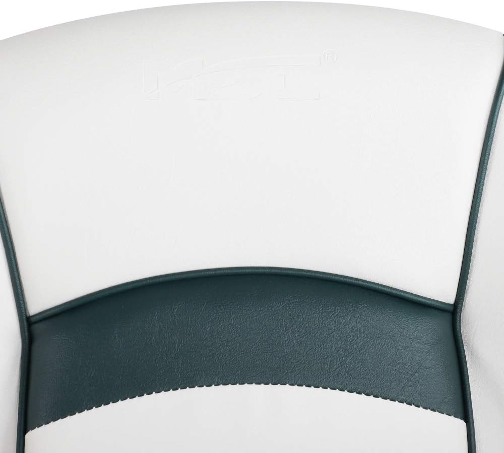 Bucket Pontoon Boat Seat (White/Blue)