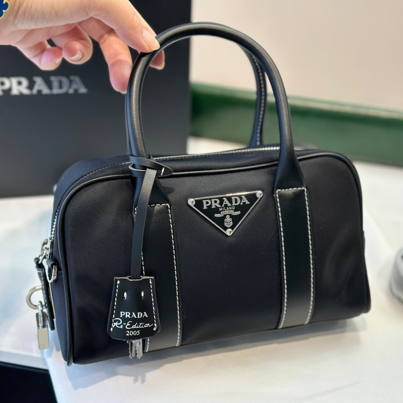 Prada Boston shoulder handbag bag - cnluxepick