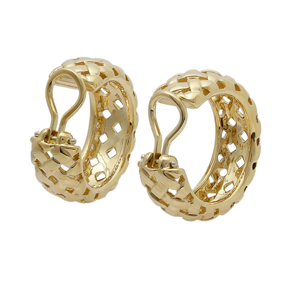 Tiffany & Co. Tiffany Mineverley K18YG Yellow Gold Earrings