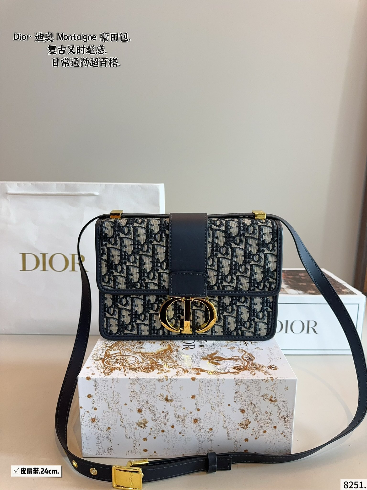 Dior classic monogram Montaigne bag - cnluxepick