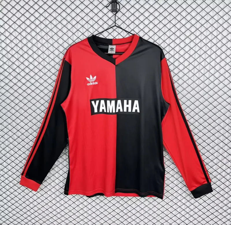 Retro Newell's Old Boys 1990/93 Home Jersey Long Sleeves S-XXL