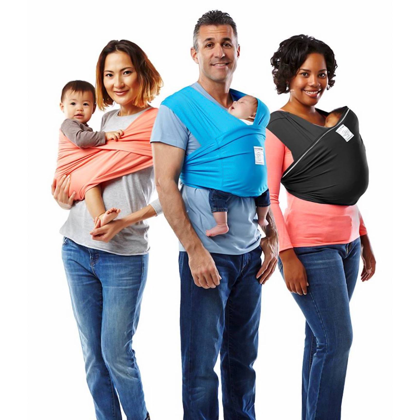 Baby K&tan Active Baby Carrier (Large, Black)