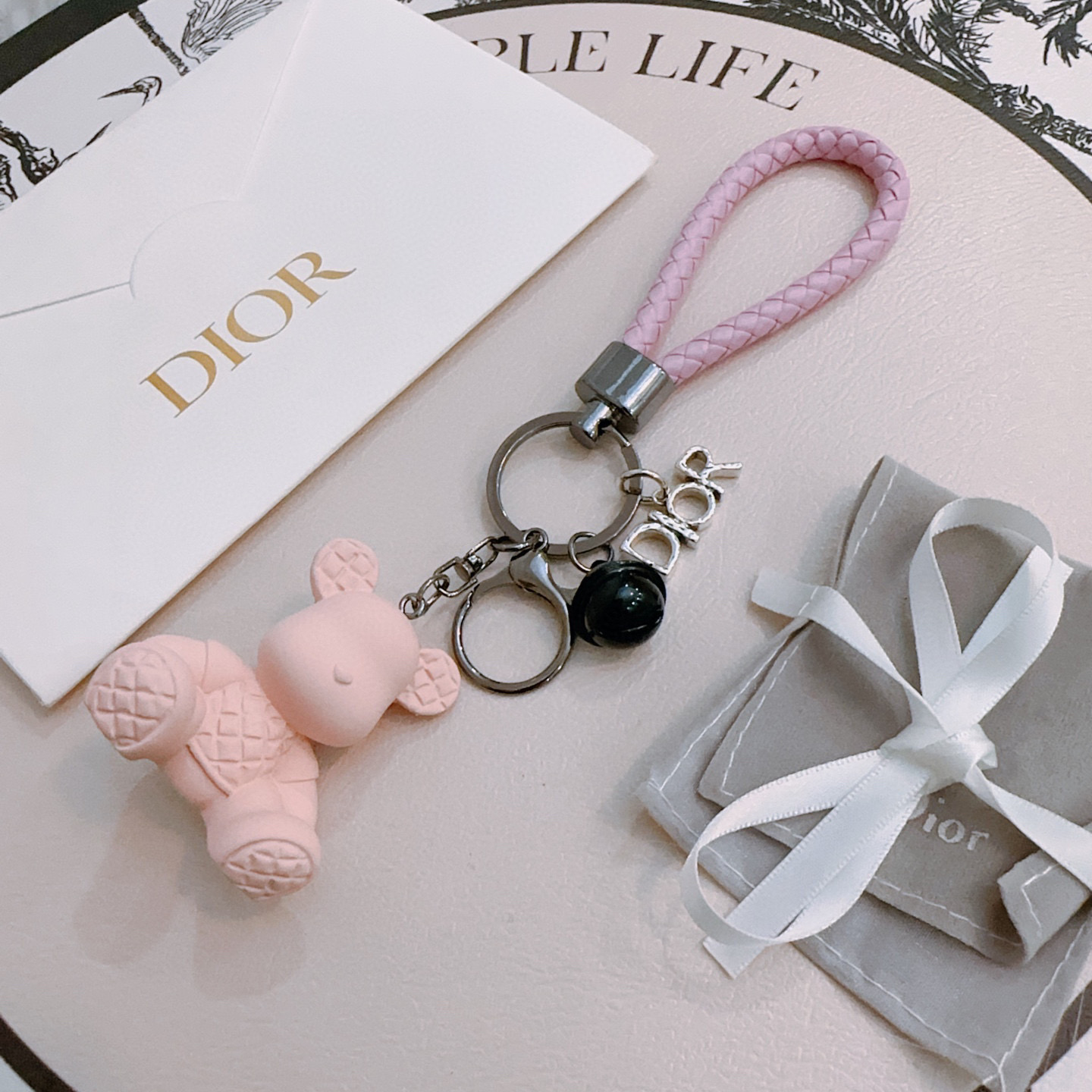 Dior keychain bag chain - cnluxepick