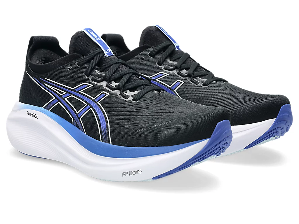 ASICS GEL-NIMBUS 27 Running Shoes BLACK/DARK COBALT 1011B958-006