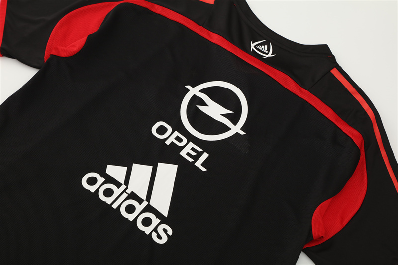 2004/05 AC Milan Retro Short Sleeves Training Jersey - Black 5