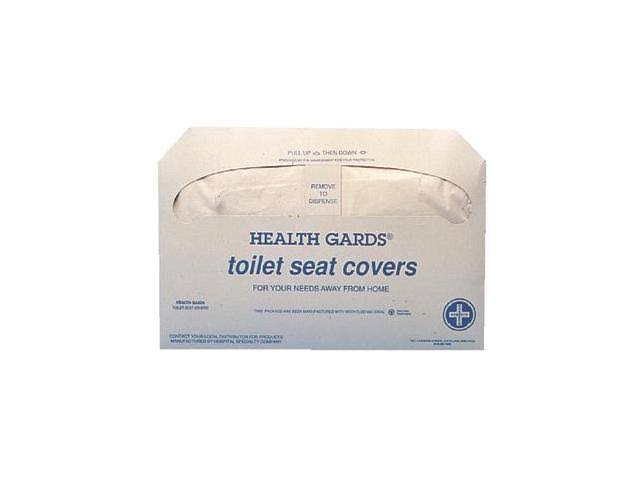 Health Gards Toilet Seat Covers, White, 250 Covers/Pack, 20