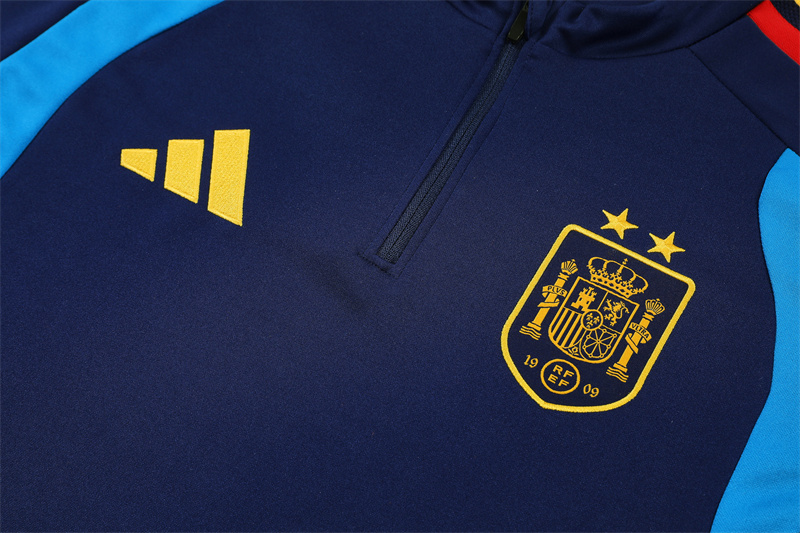 Spain 26/27 Training Suit Dark Blue -Two Stars 3