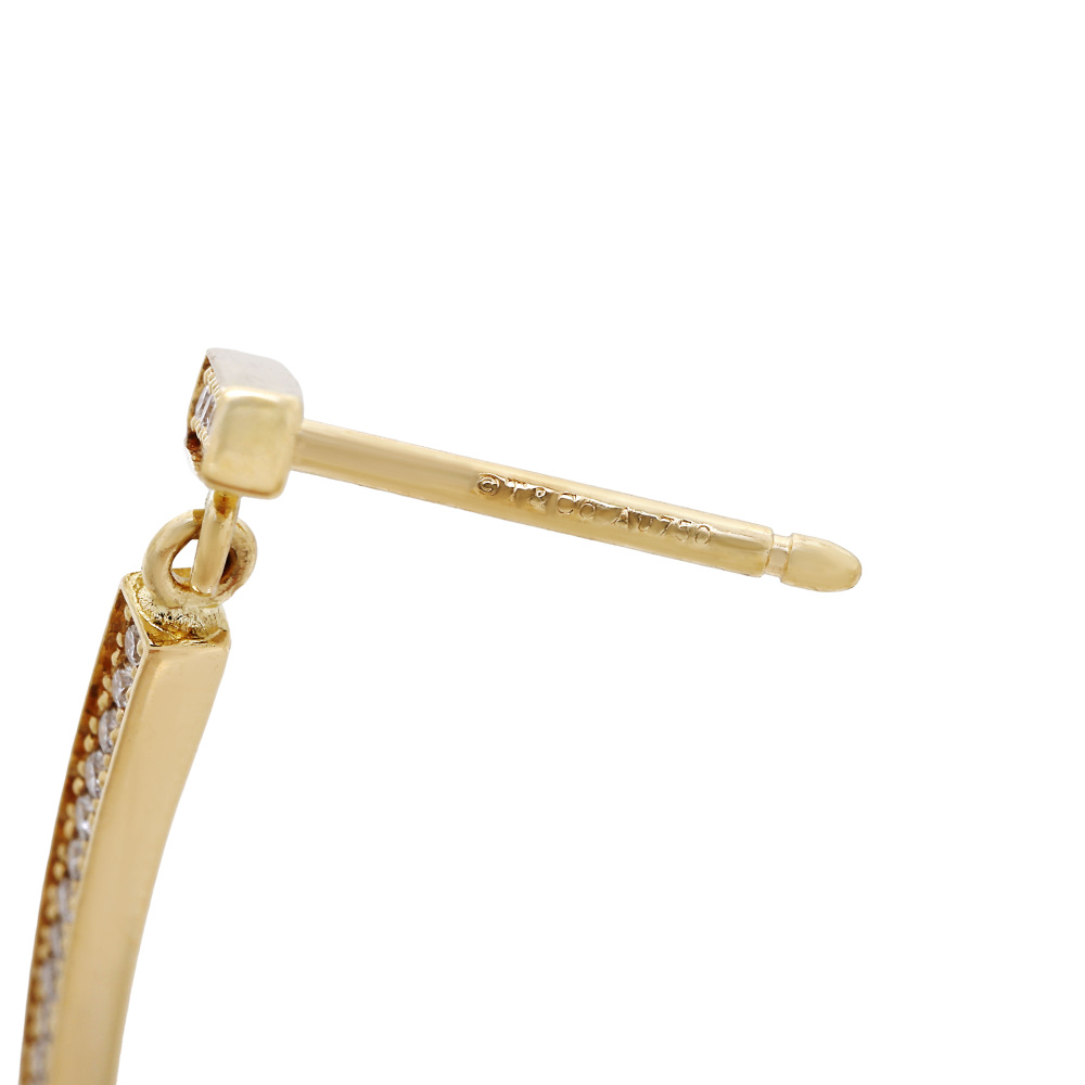 Tiffany & Co. Tiffany T Earrings 18K Yellow Gold