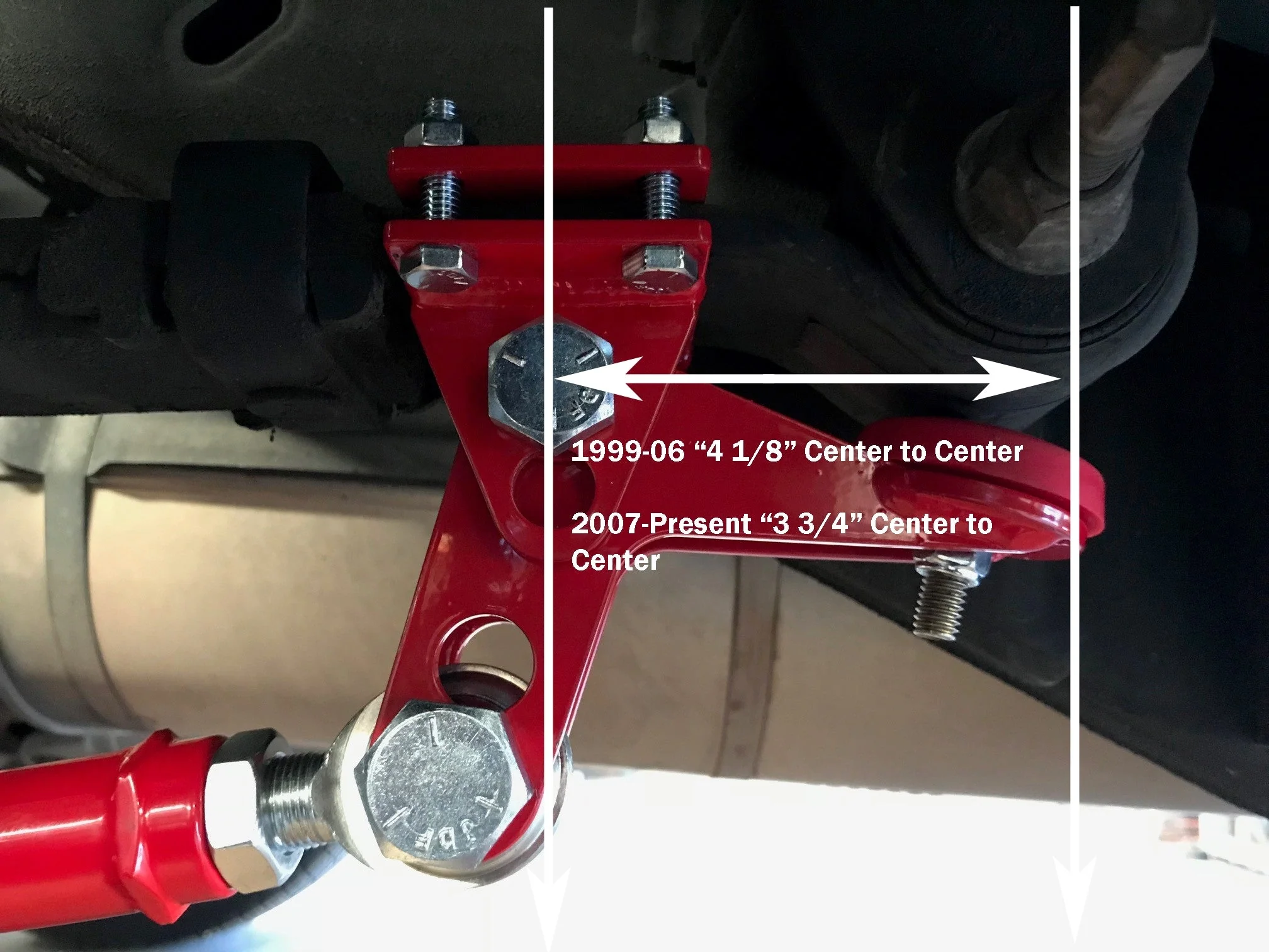 Silverado & Sierra Traction Bars| 1988-2023 (Axle Flipped Trucks) Red