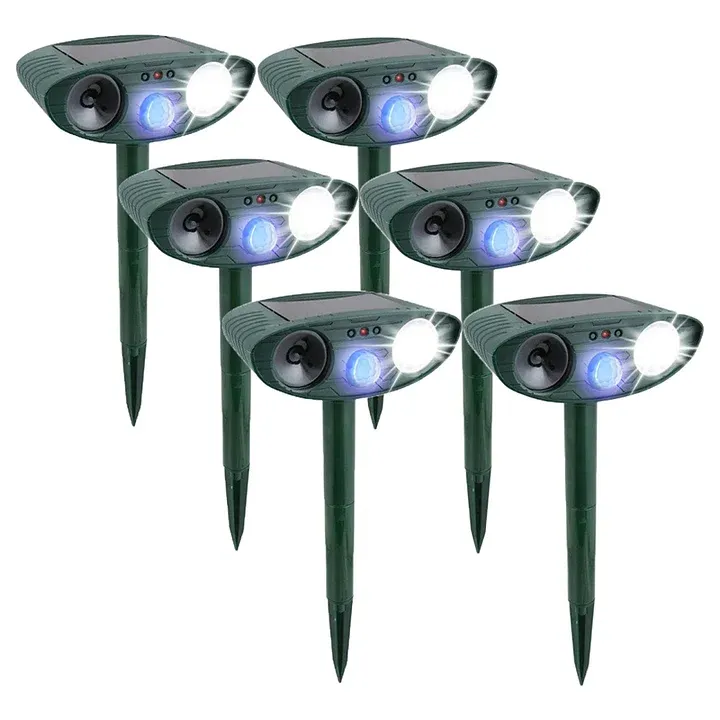 Solar Powered Ultrasonic Deer Repellent- Get Rid of Deer in 48 Hours