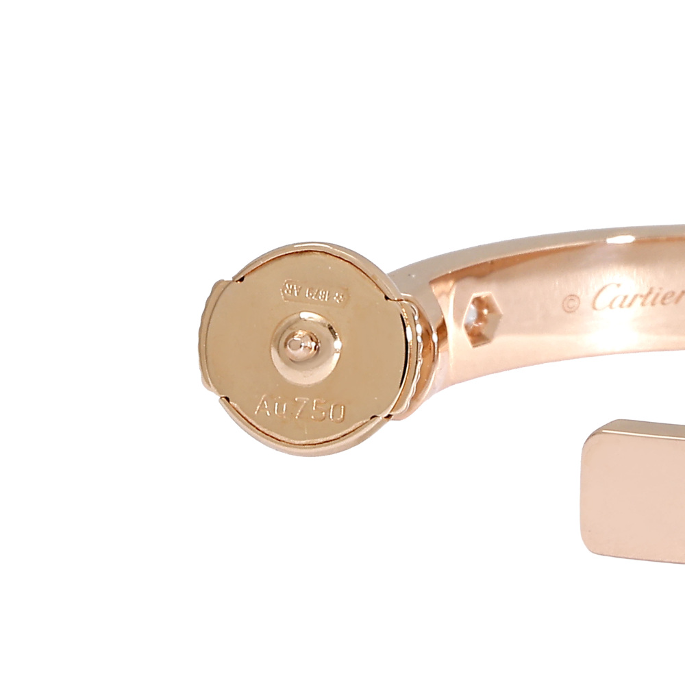 Cartier Love Earrings 18K Rose Gold B8301433