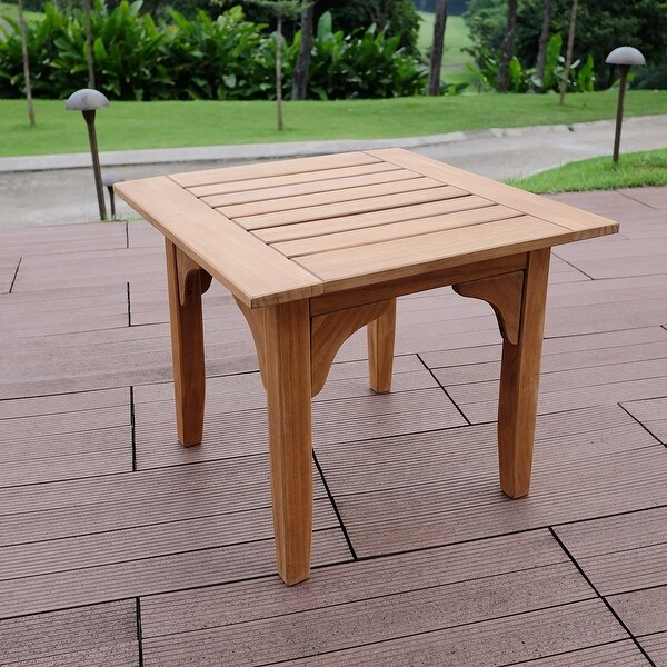 Leon 3piece Teak Patio Chat Set with Cushion by Havenside Home