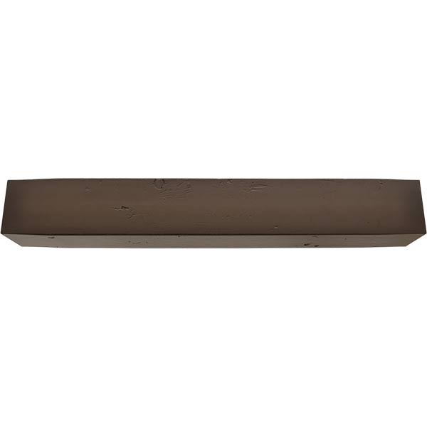 Ekena Millwork MANUKP04X04X36NM 4x22H x 4x22D x 36x22W Knotty Pine Faux Wood Fireplace Mantel, Natural Mahogany