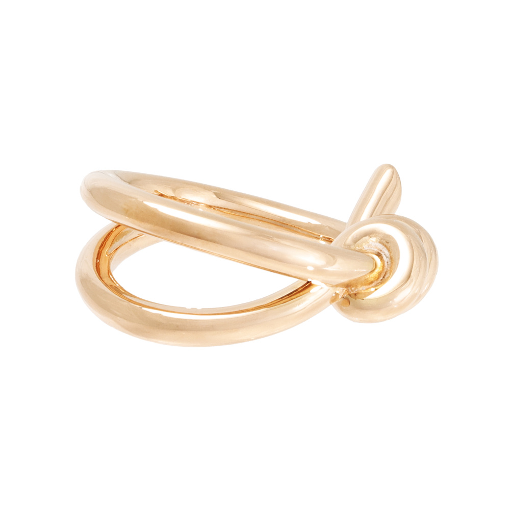 Tiffany & Co. Knot Ribbon Ring 18K Rose Gold