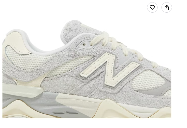 New Balance 9060 Quartz Grey U9060HSA Casual Running Sneakers