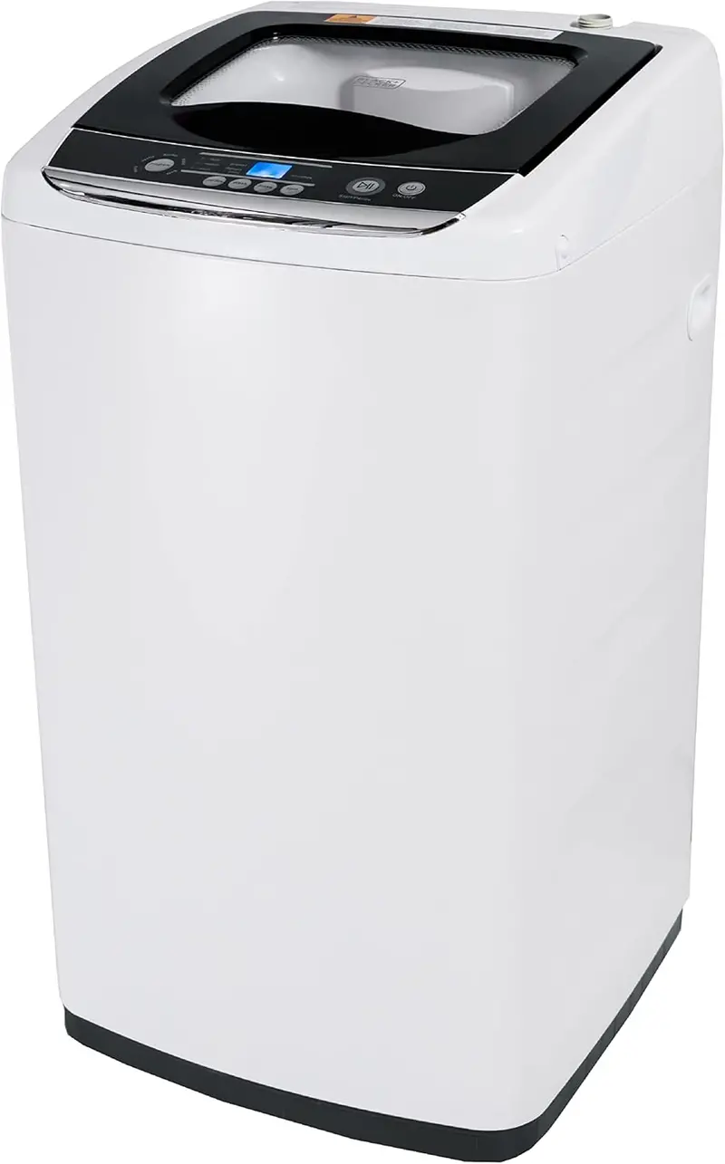 Portable 6.6-Lb Washing Machine – Compact Full-Automatic Washer for Homes & Apartments, 5 Wash Cycles, Sink Adapter & Transparent Lid