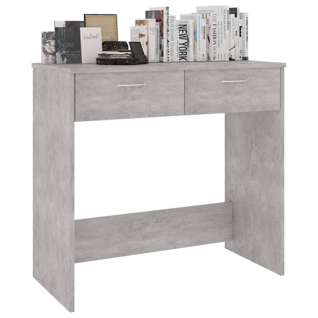 vidaXL Desk White 31.5x22x15.7x22x29.5x22 Chipboard