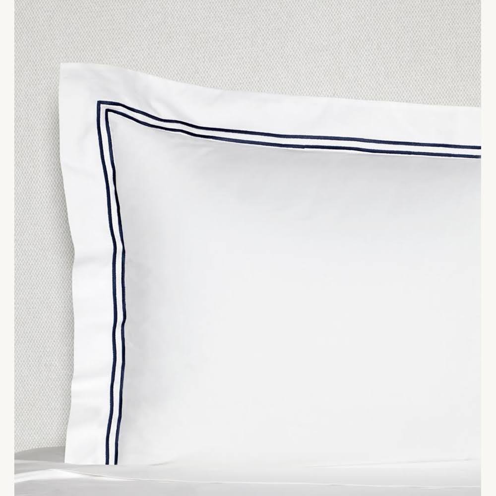 Sferra Grande Hotel Euro Sham - White/White