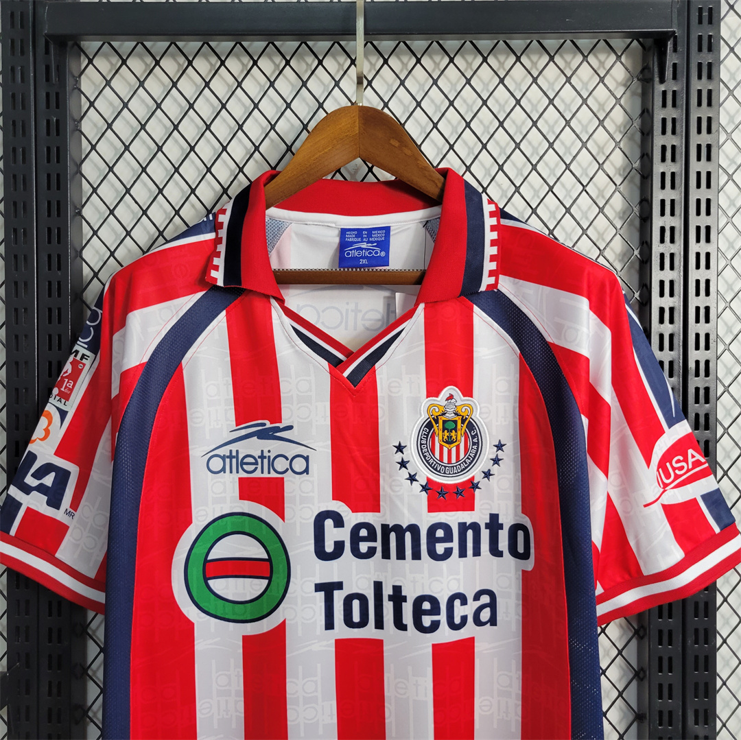 Retro 1999/00 Chivas Home Jersey S-XXL 4