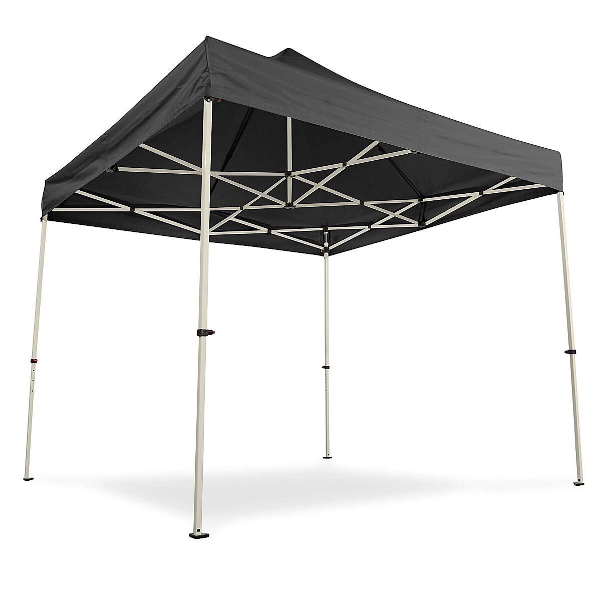 Steel Frame Canopy - 10 x 10', Black - ULINE - H-2674BL