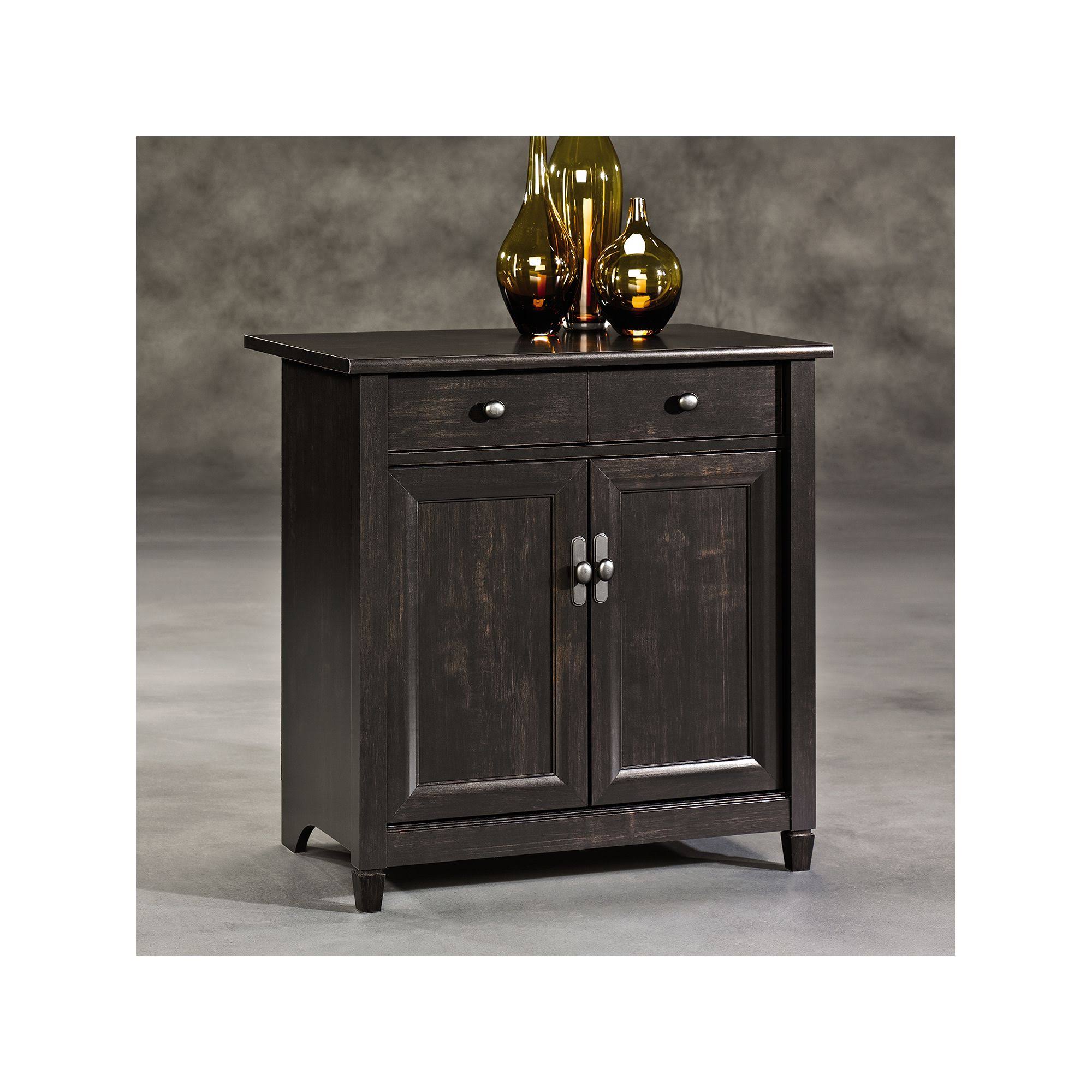 Sauder Edge Water Utility Stand | Estate Black