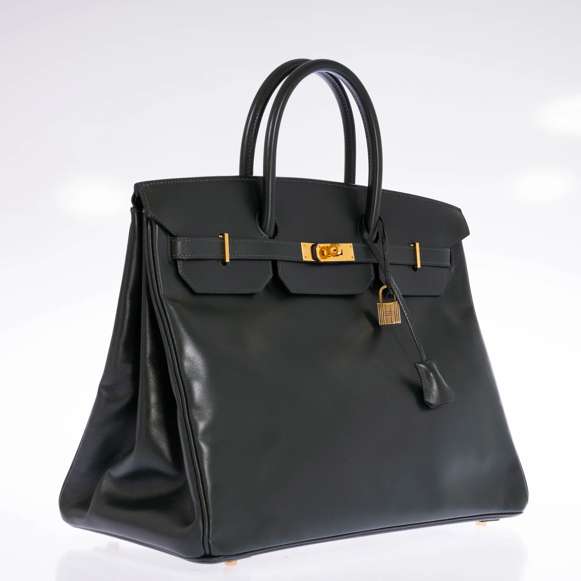 Hermès Birkin 40 Vert Anglais Box Calf Gold Hardware