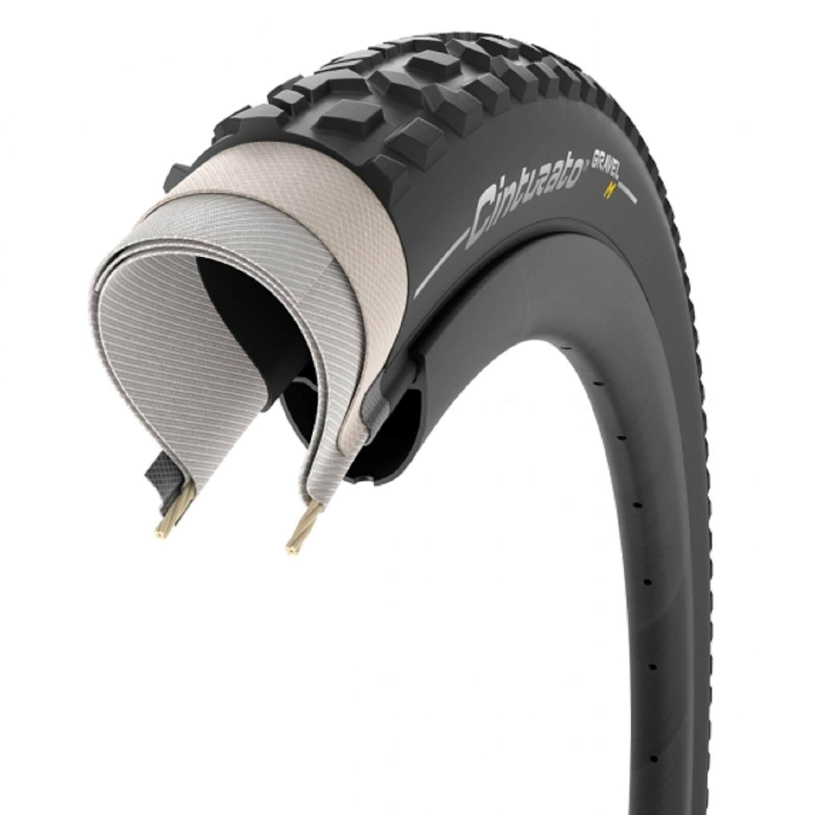 Pirelli Cinturato Gravel M Tire - Tubeless Black, 700x45c