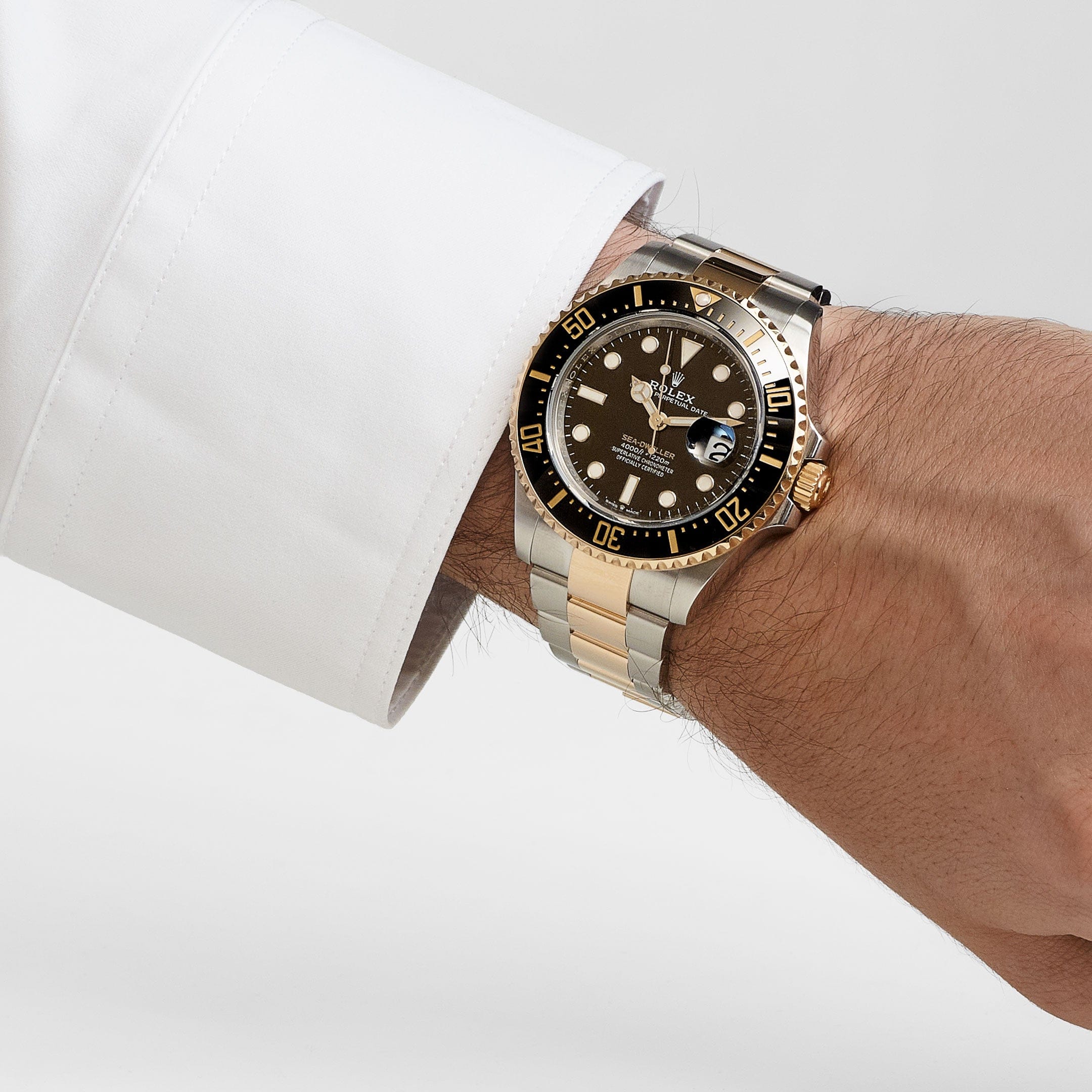 Rolex Sea-Dweller 126603 Stainless Steel Yellow Gold Black Dial (2025)