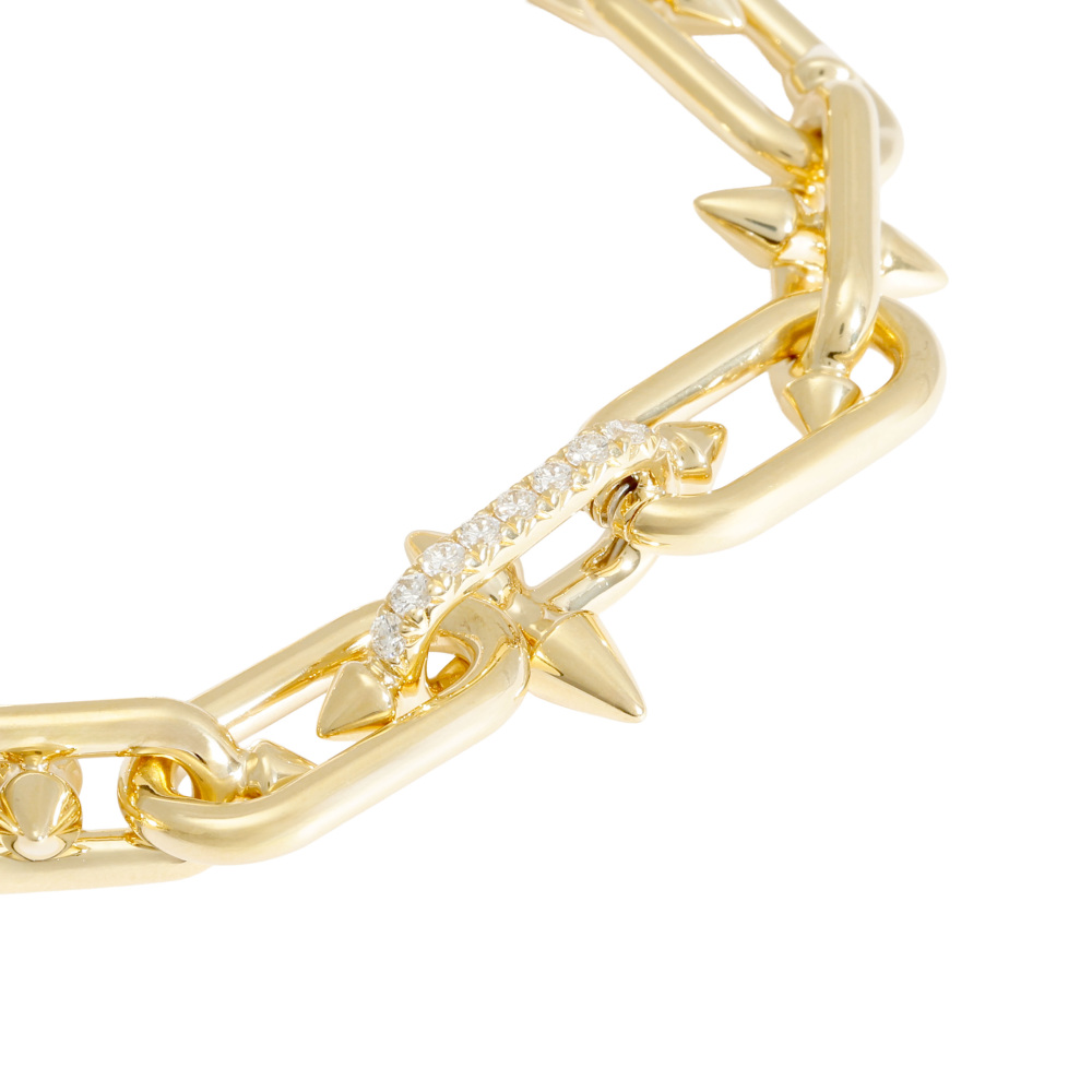 Tiffany & Co. Titan Bracelet 18K Yellow Gold Diamond 73470072