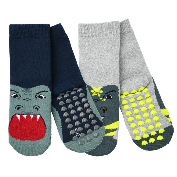 Topolino 2 Jungen Stoppersocken mit Dino-Motiven