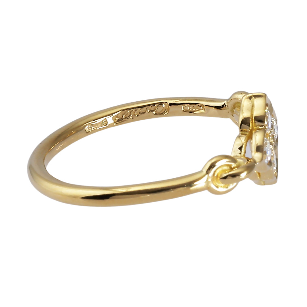 Cartier Hindu Ring 18K Yellow Gold Diamond